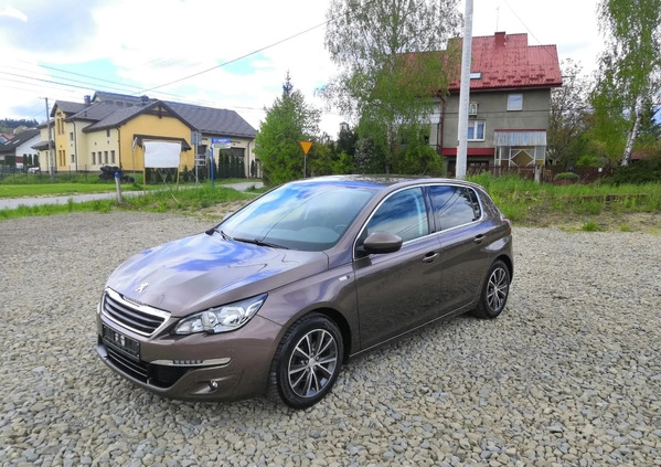 Peugeot 308 cena 34900 przebieg: 100000, rok produkcji 2016 z Tuchów małe 742